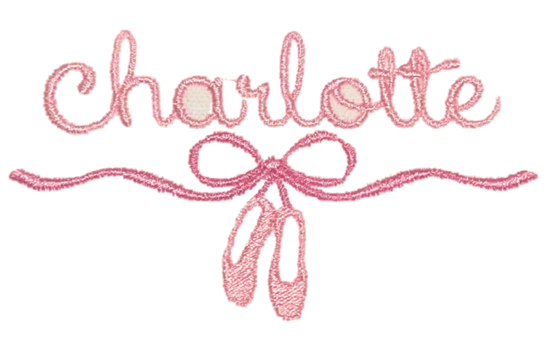 Ballet Bow Monogram