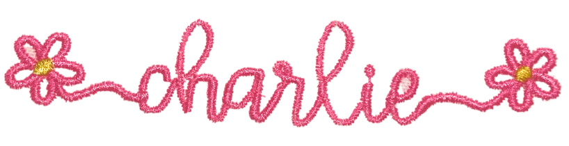 Flower Swash Monogram