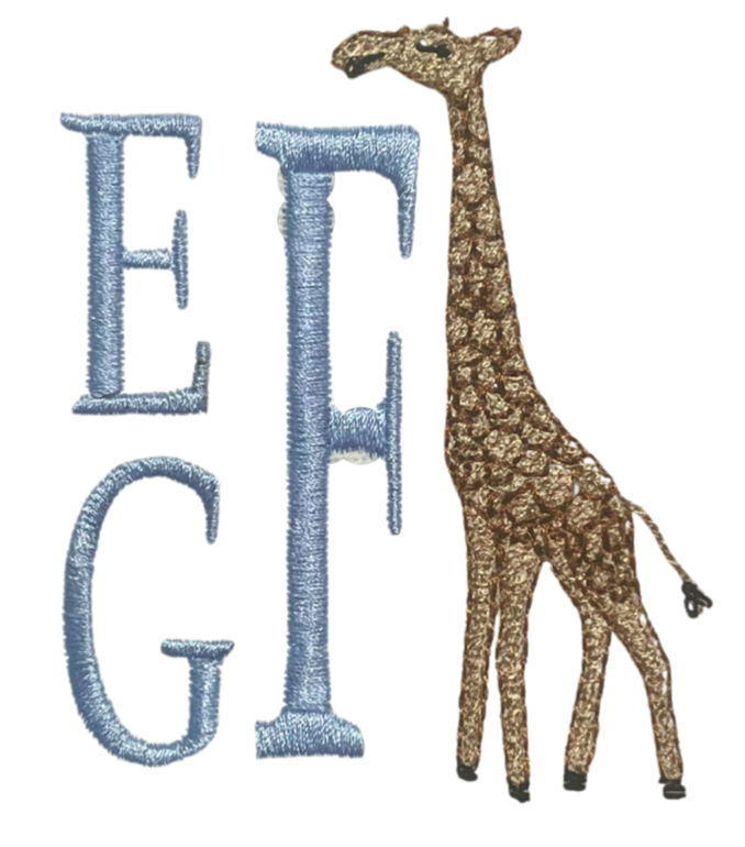Giraffe Monogram