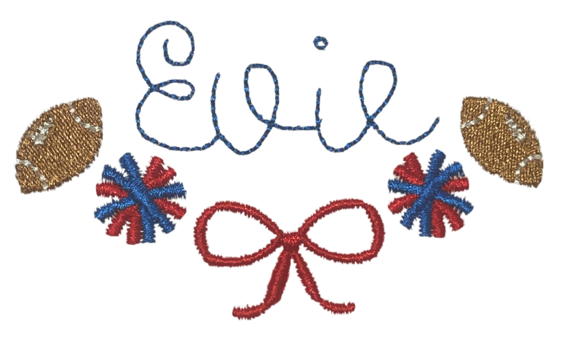 Pom Pom Frame Monogram