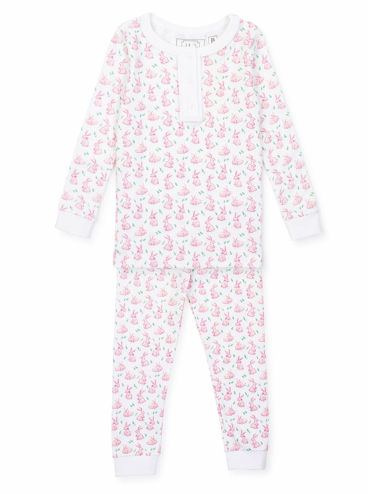 Alden Pajama Set- Bunny Hop Pink