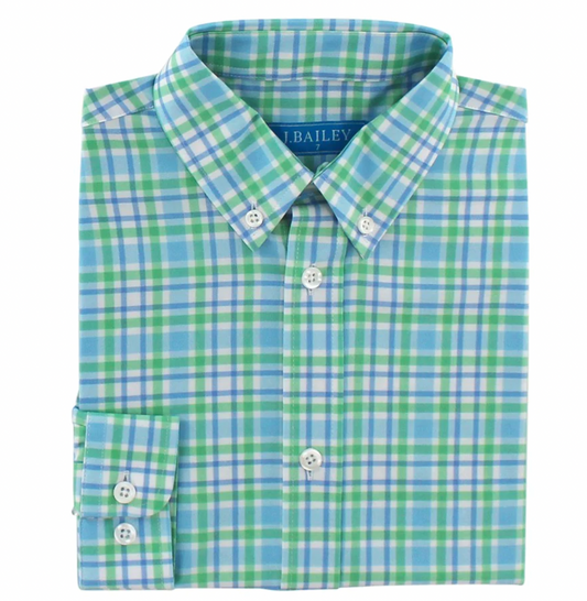 Roscoe Button Down - Keylime