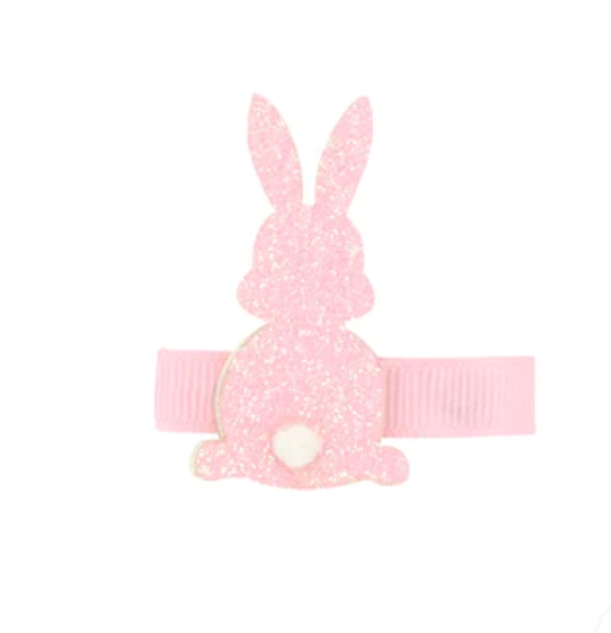 Glitter Bunny Clip