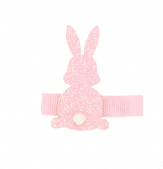 Glitter Bunny Clip
