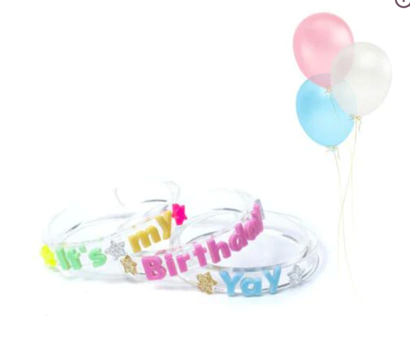 It's My Birthday Bangles (set of 3)
