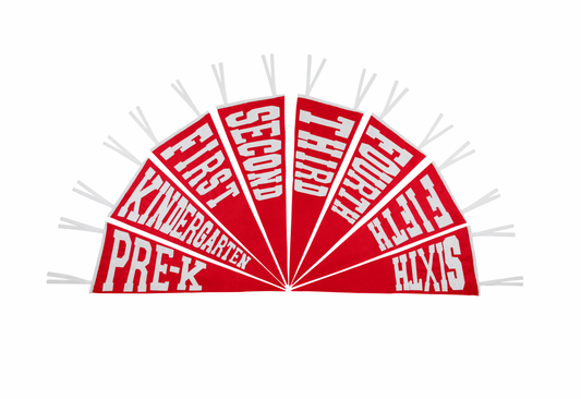 Back to School Pennants - Richmond Red
