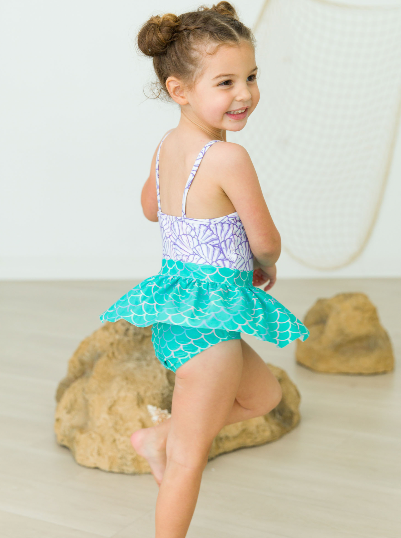 Magical Mermaid Bow Skirted One Piece