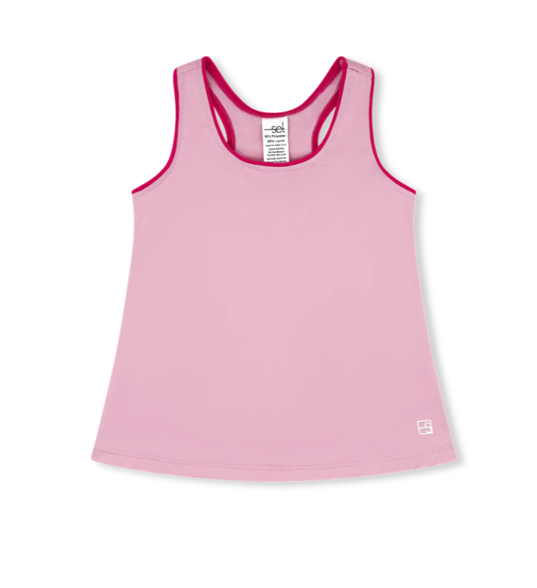 *PRE-ORDER* Riley Tank - Cotton Candy Pink/Power Pink