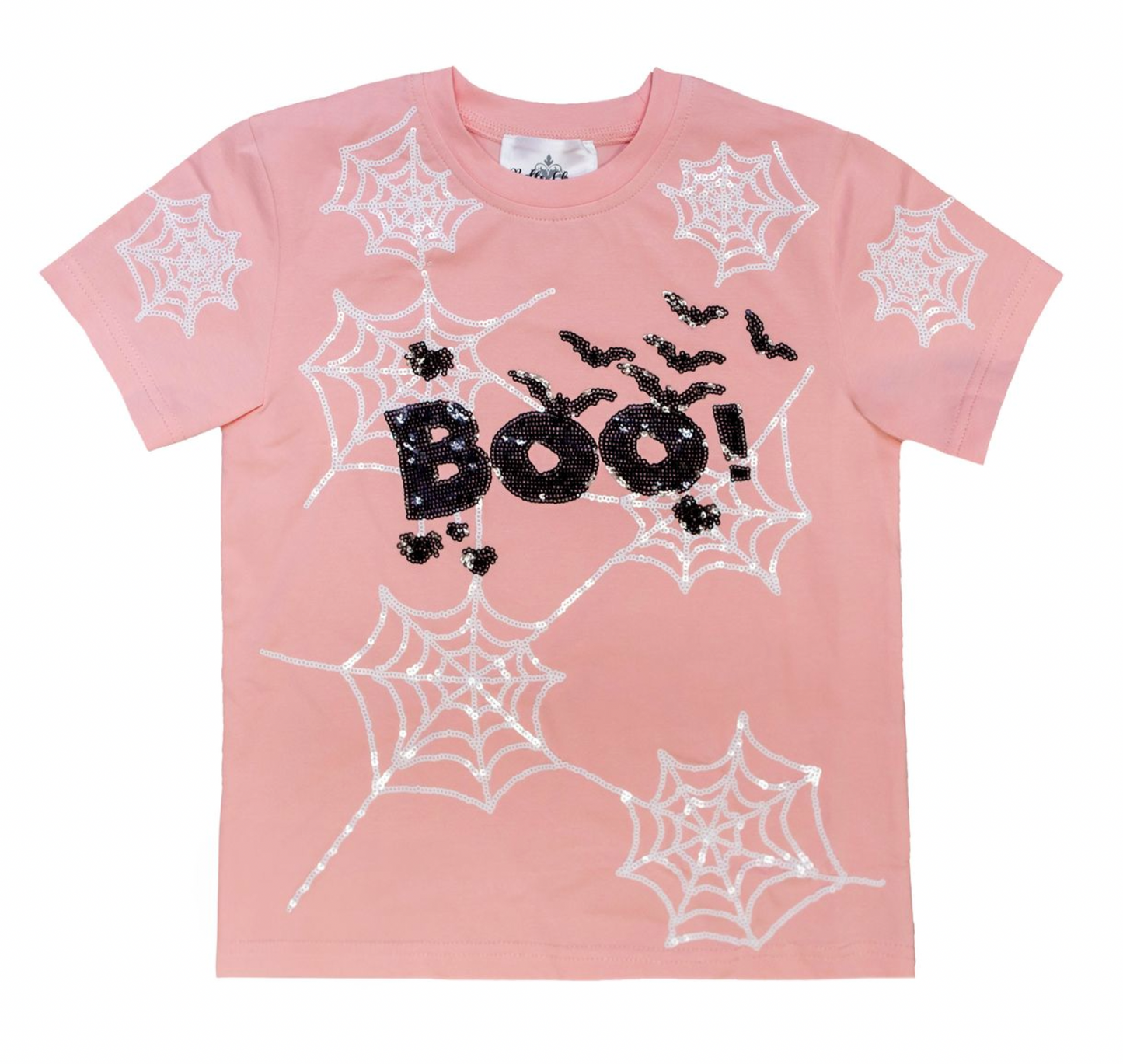 Pink Boo Spider Web Shirt