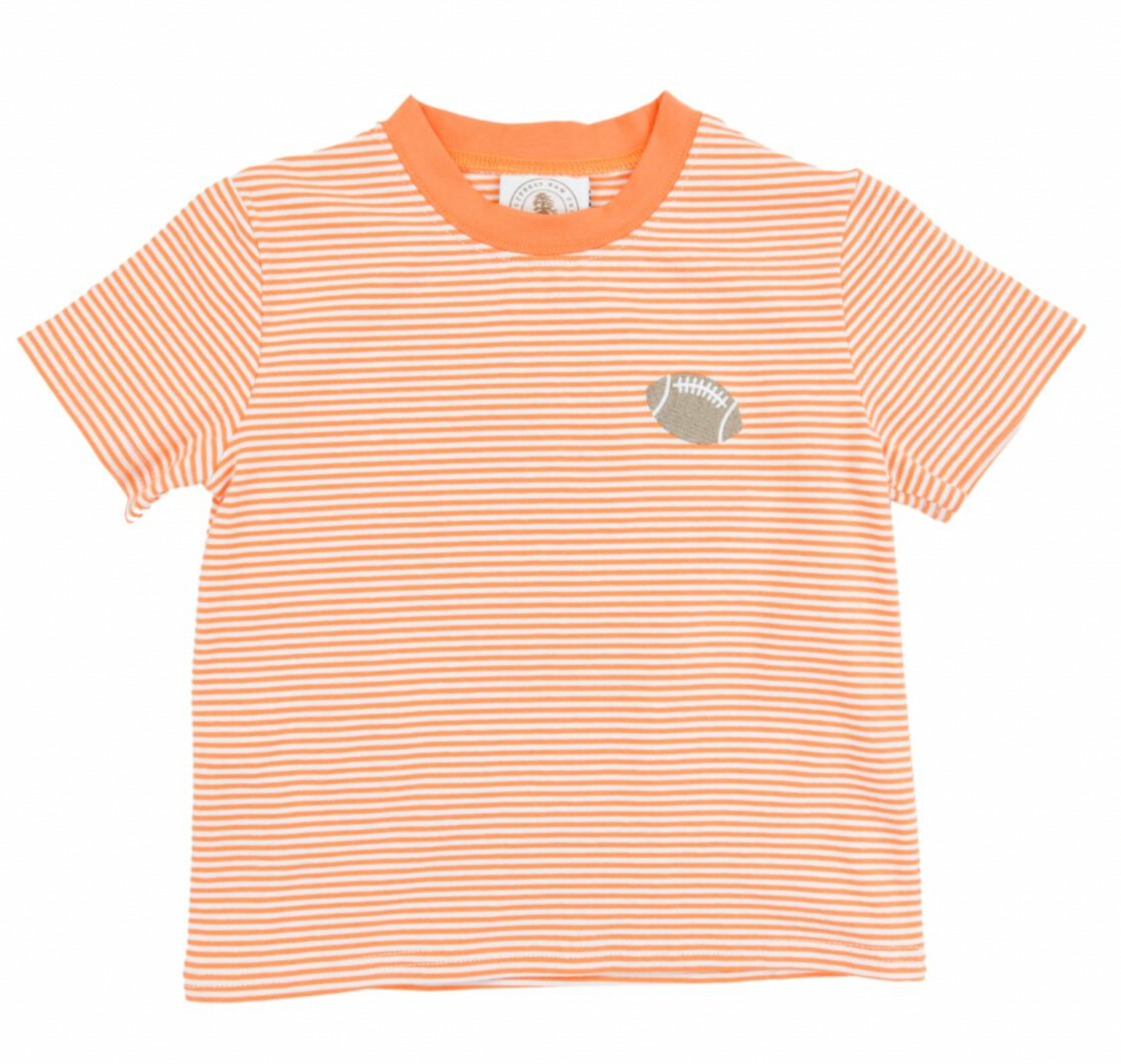 Orange Stripe Tailgate Polo - Football