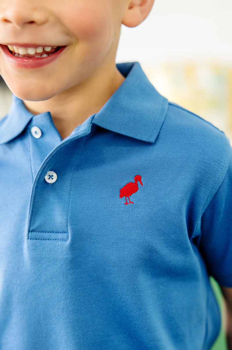 Prim and Proper Polo - Wood Boat Blue