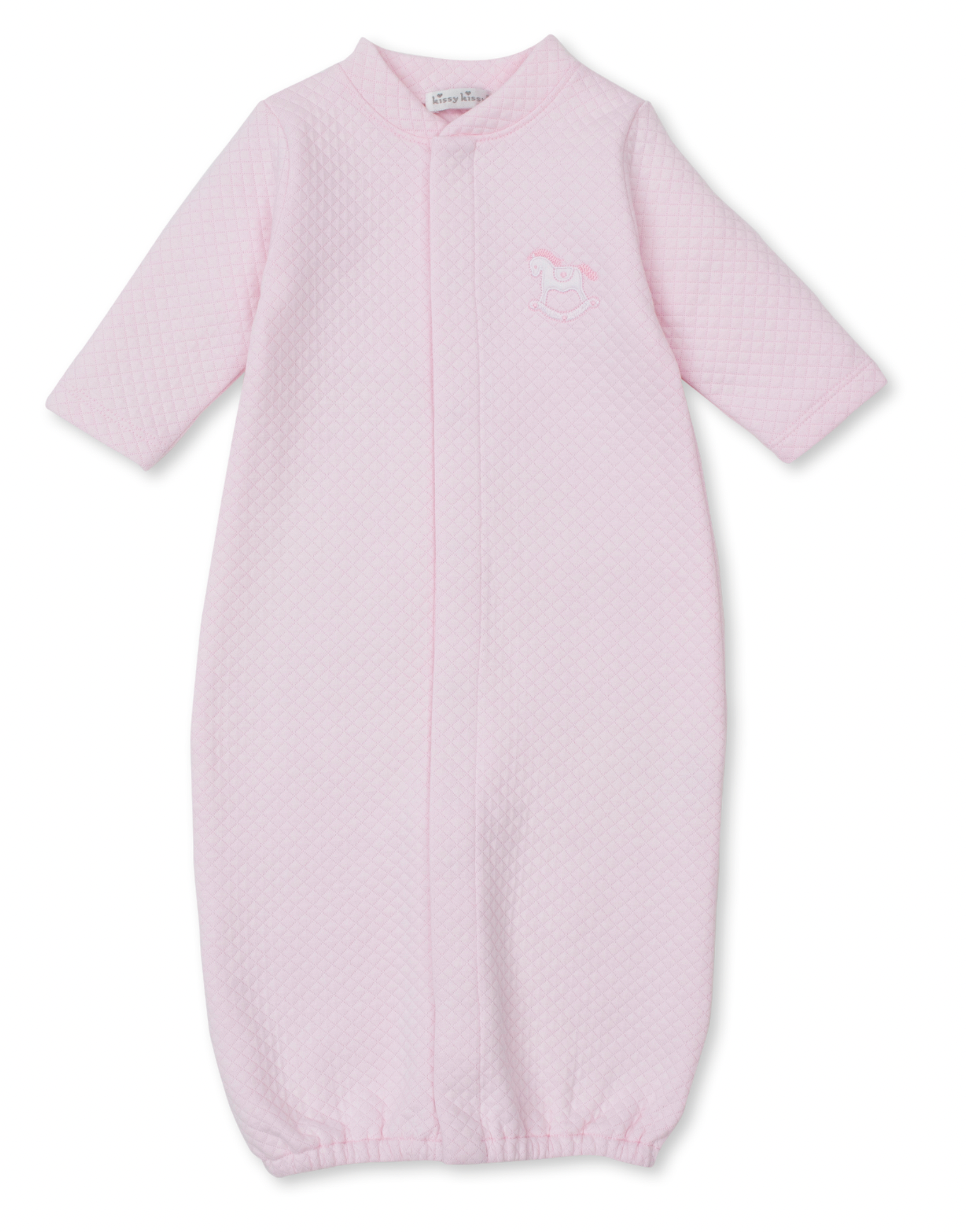 Pink Jacquard Converter Gown - Rocking Horse