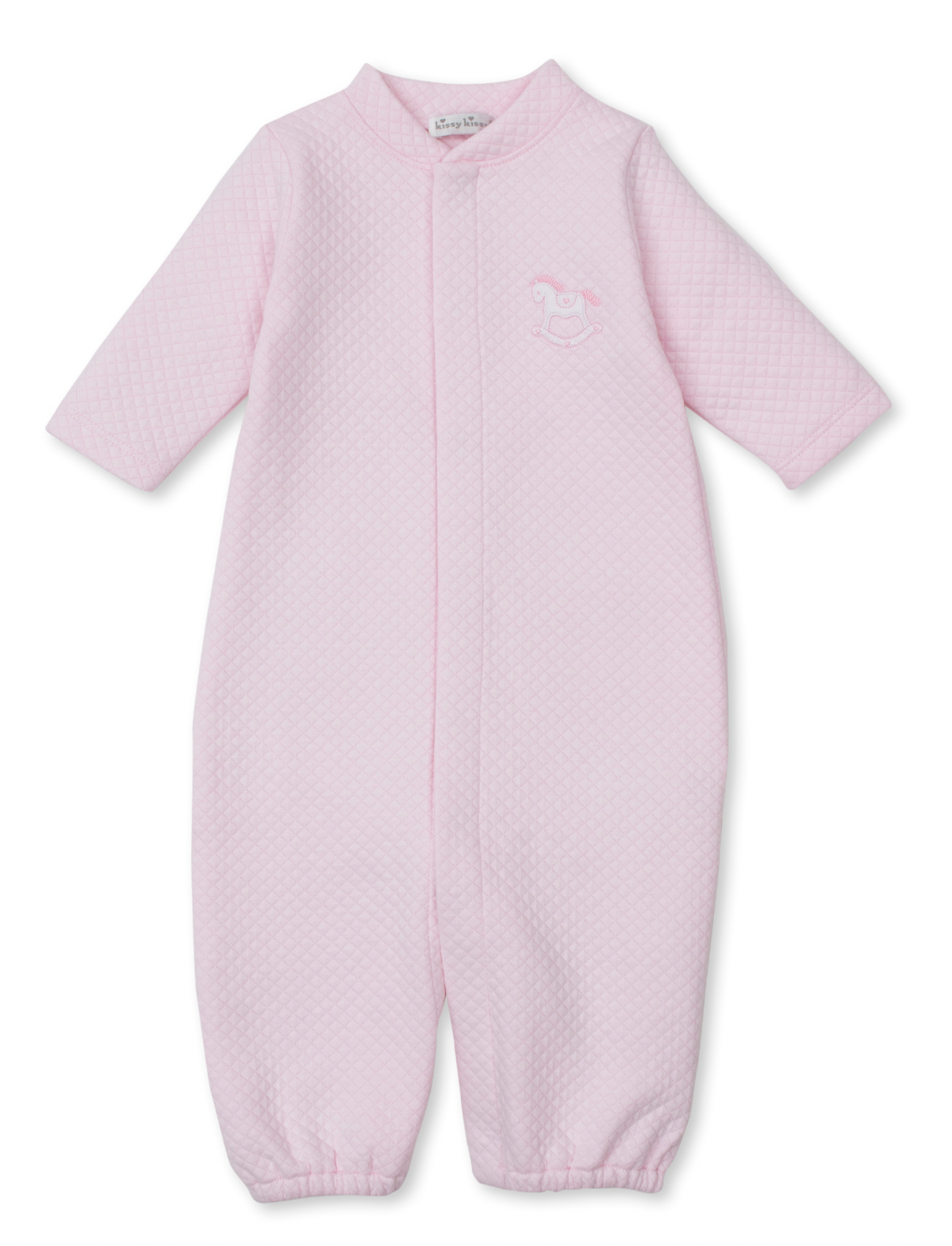 Pink Jacquard Converter Gown - Rocking Horse