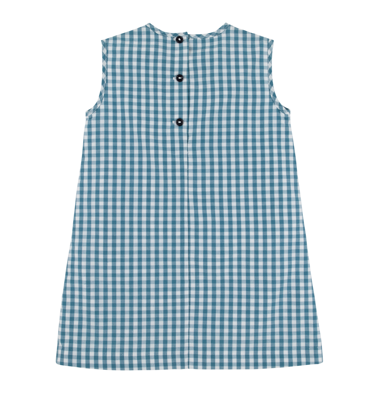 Annie Apron Dress - Highland Horses/Barnsley Gingham