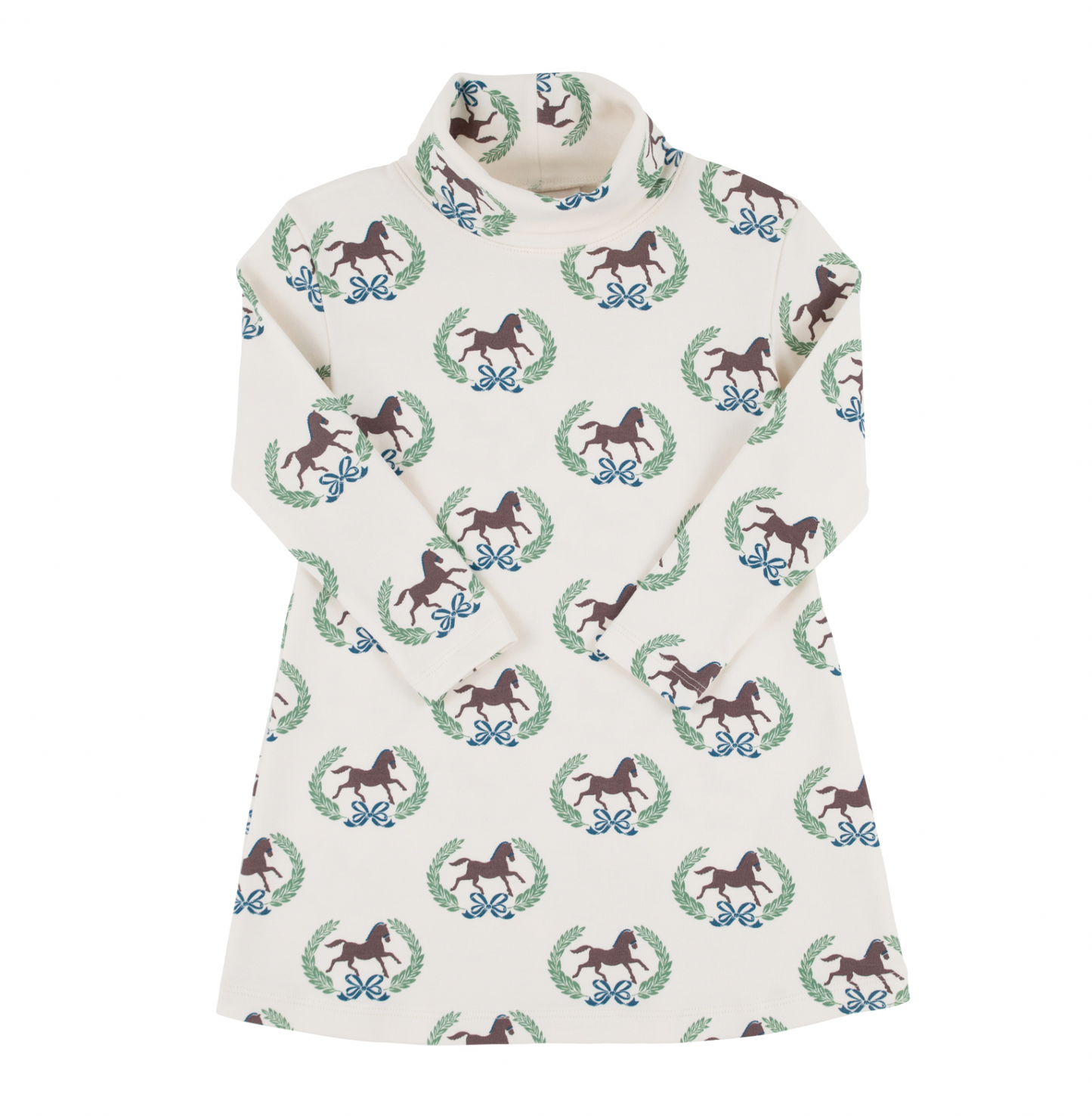 Tatum's Turtleneck Dress - Highland Horses