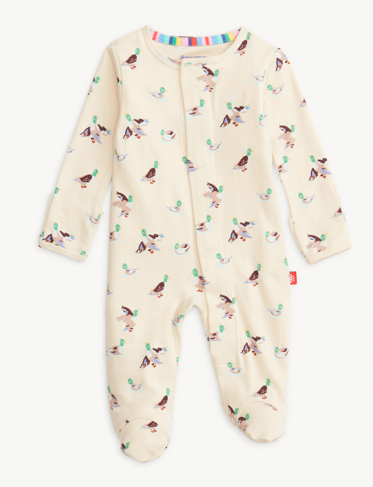 Quack Me Up Organic Cotton Footie