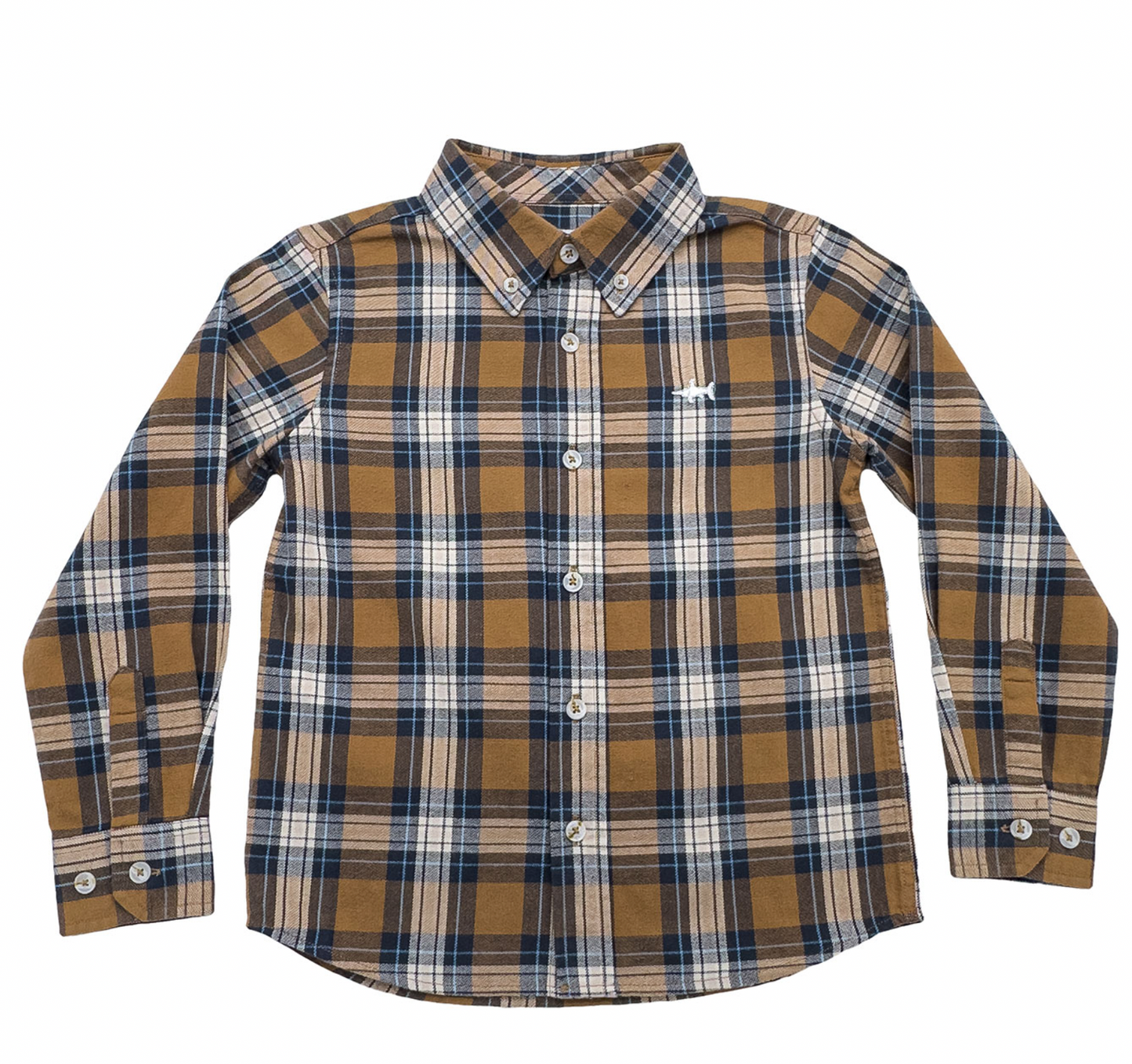Folly Island Flannel - Camel Plaid