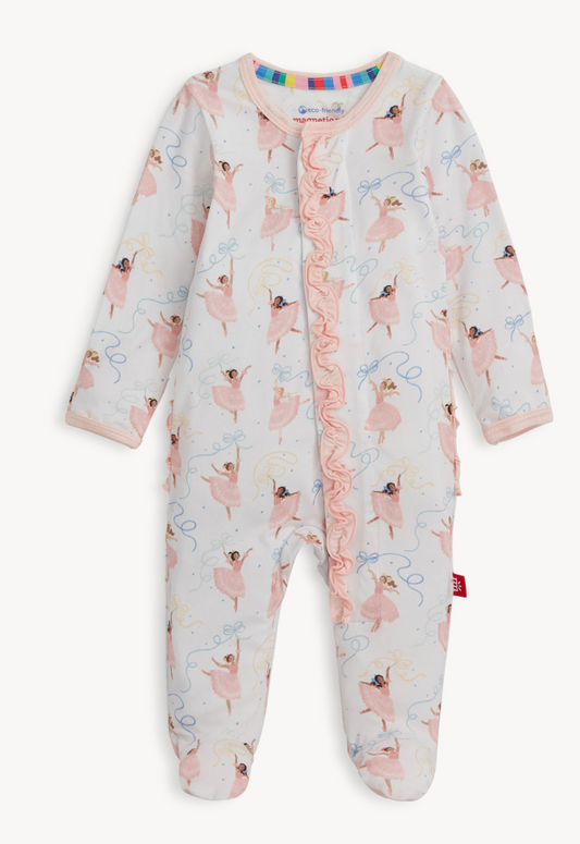 Pretty Plies Magnetic Footie W/ Ruffle