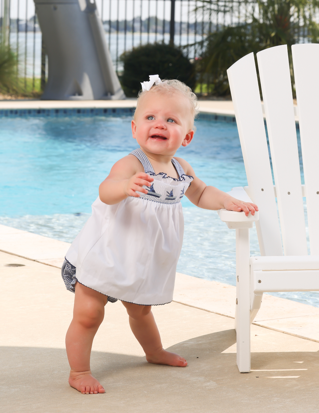 *PRE-ORDER* Smocked Bloomer Set - Boat Trio