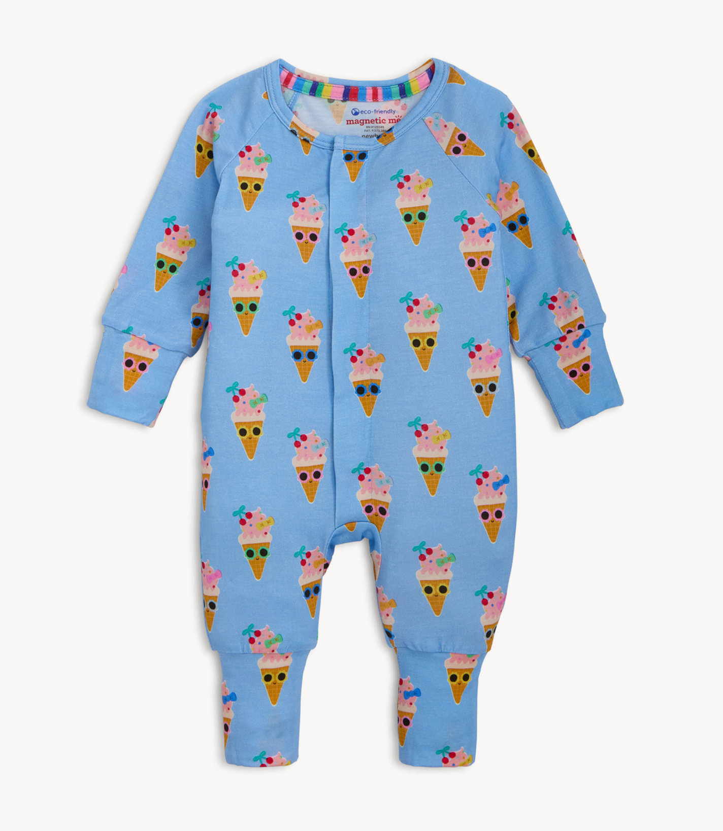 Magnetic Convertible Coverall- Ice Cream