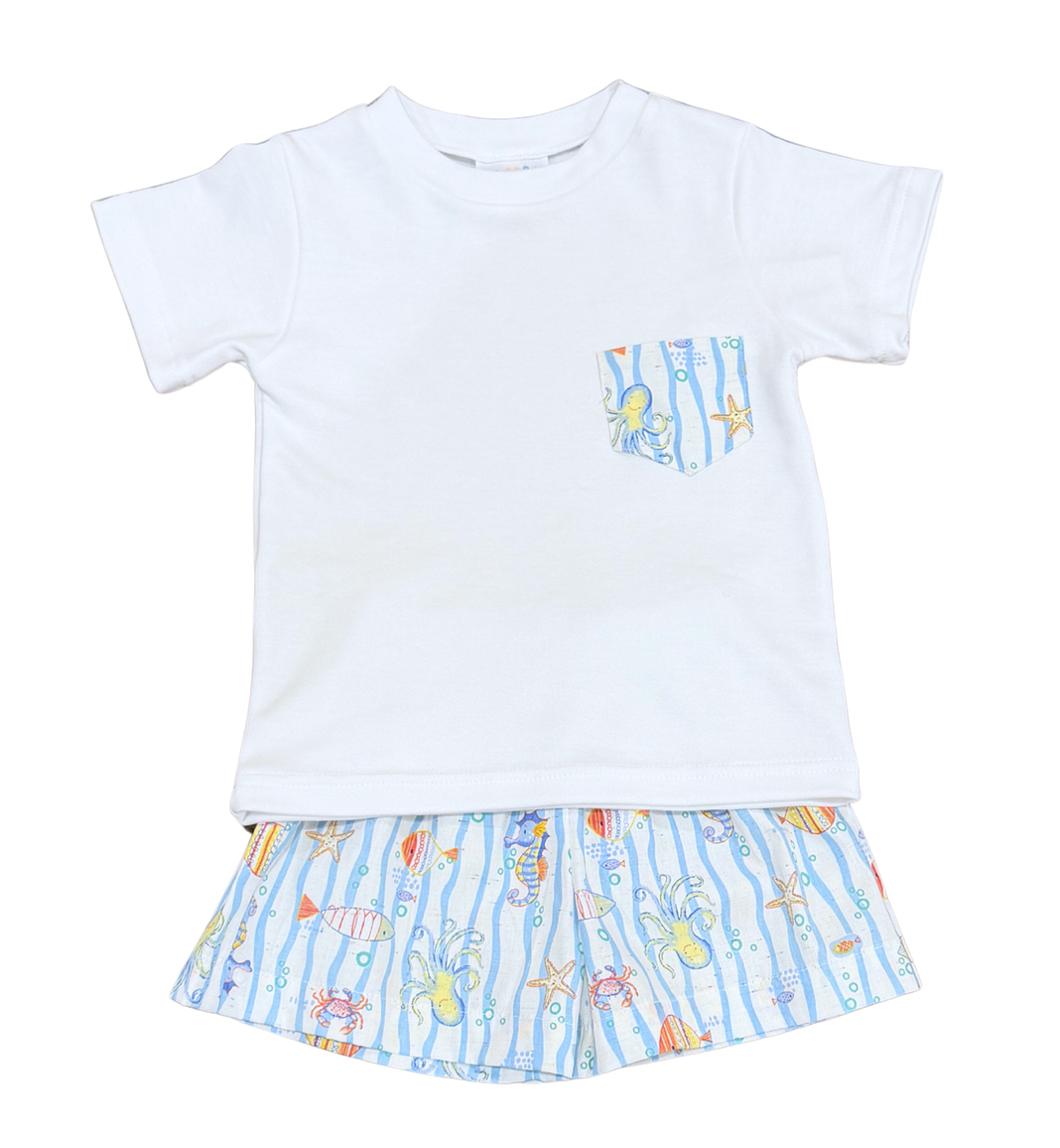 Tom Shirt Set - Under The Sea