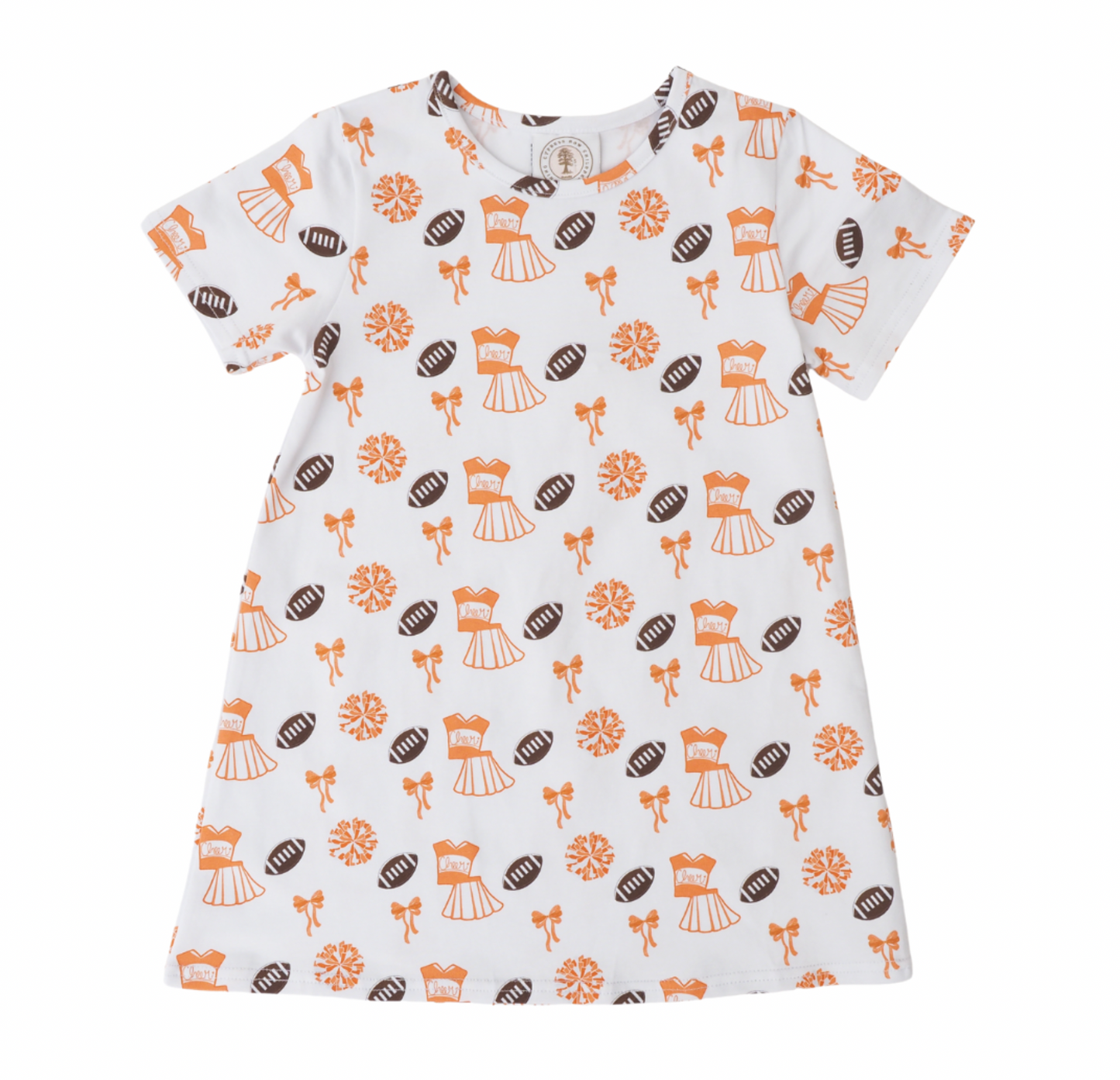 Susie Swing Dress- Varsity Orange