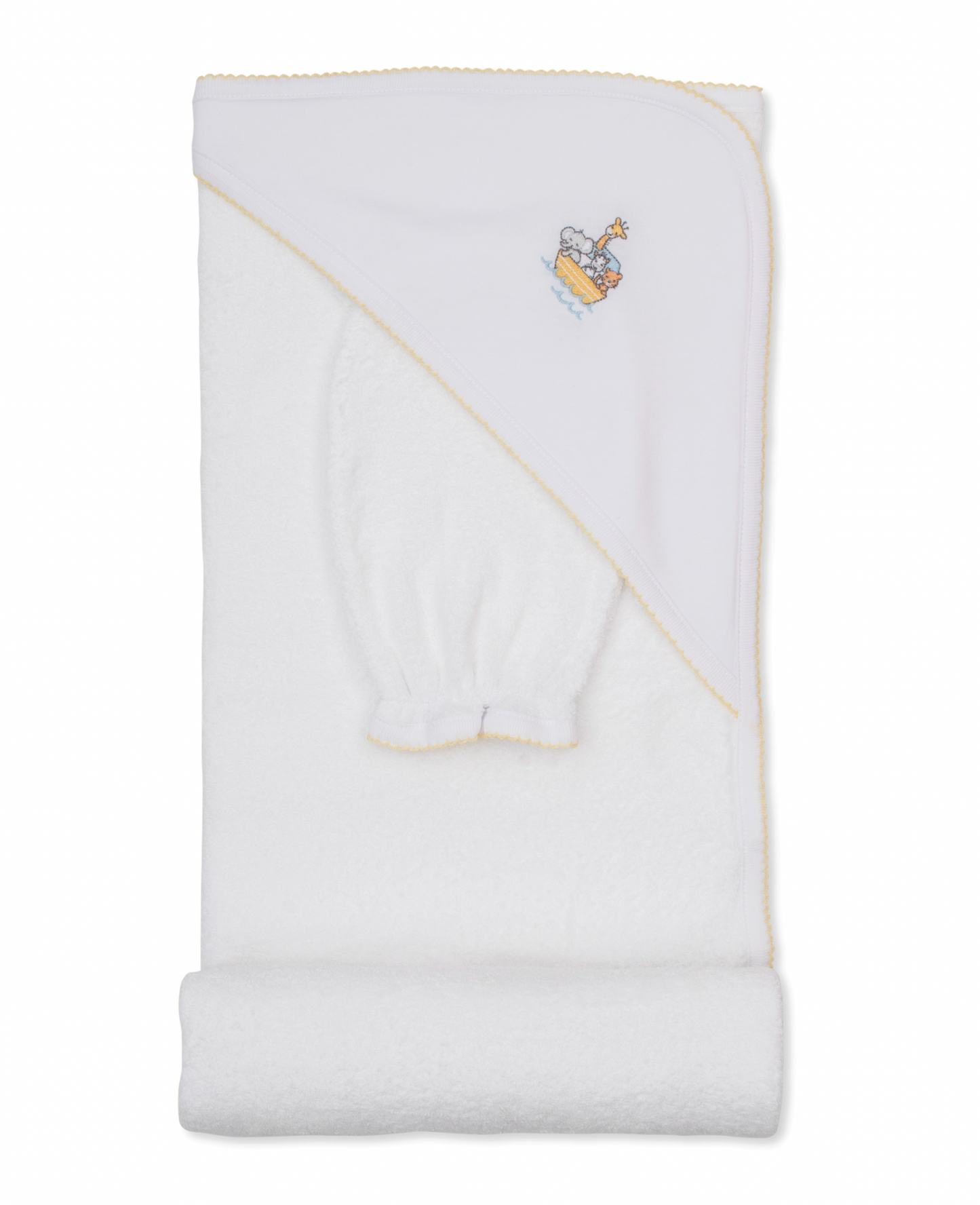 Hooded Towel w/ Mitt- Noah's Journey