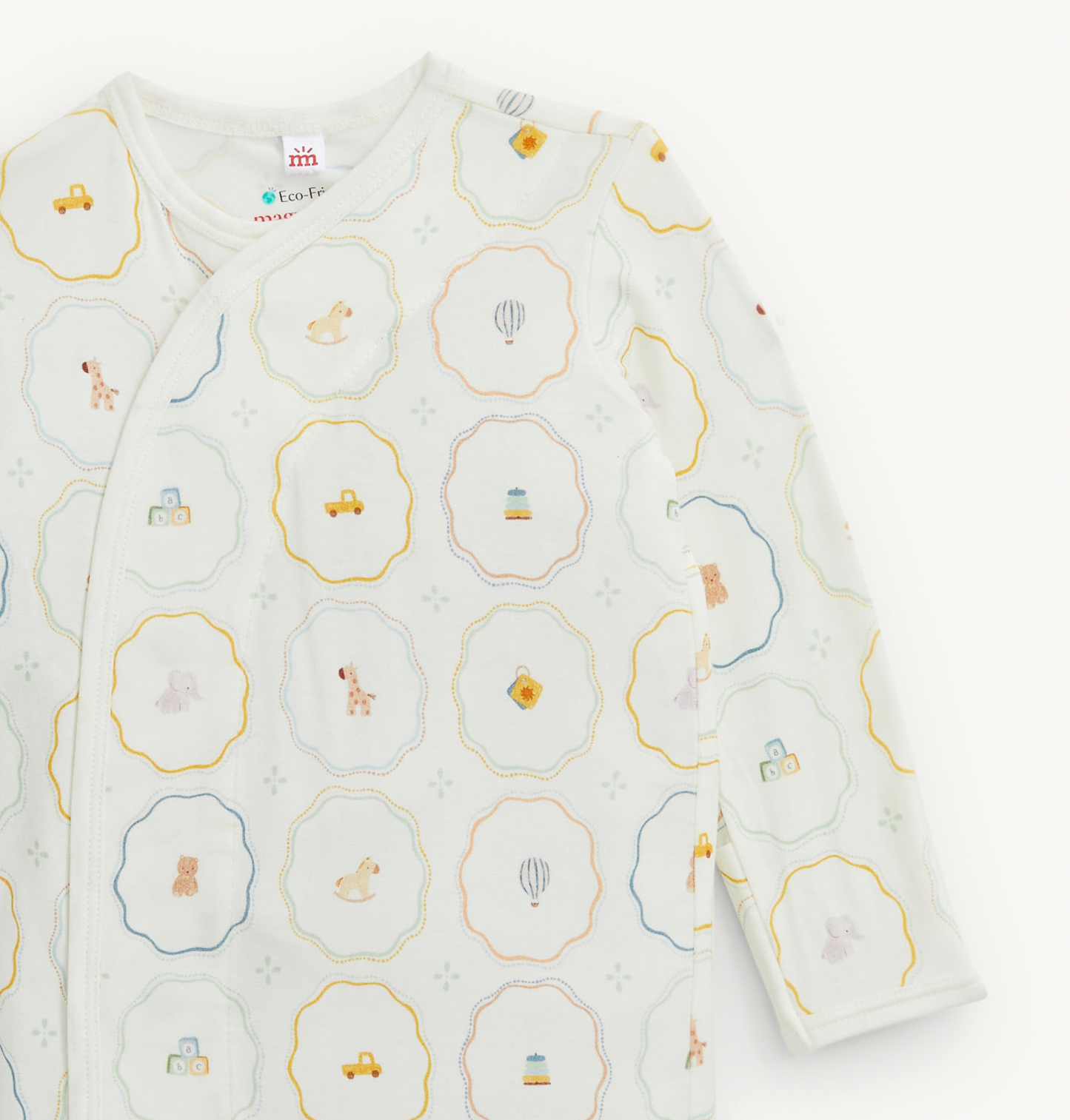 Nursery Magic Cream Modal Gown+hat Set