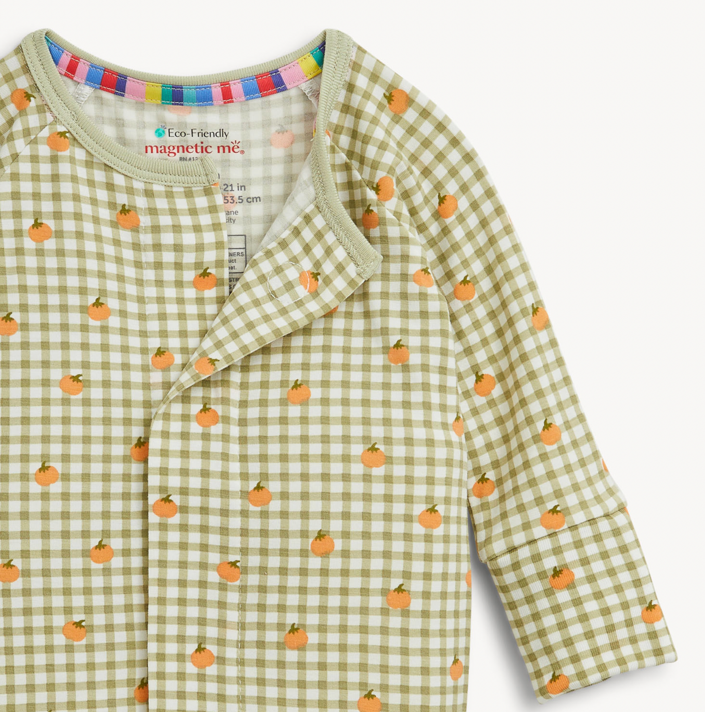 Pumpkin Plaid Modal Convertible Coverall