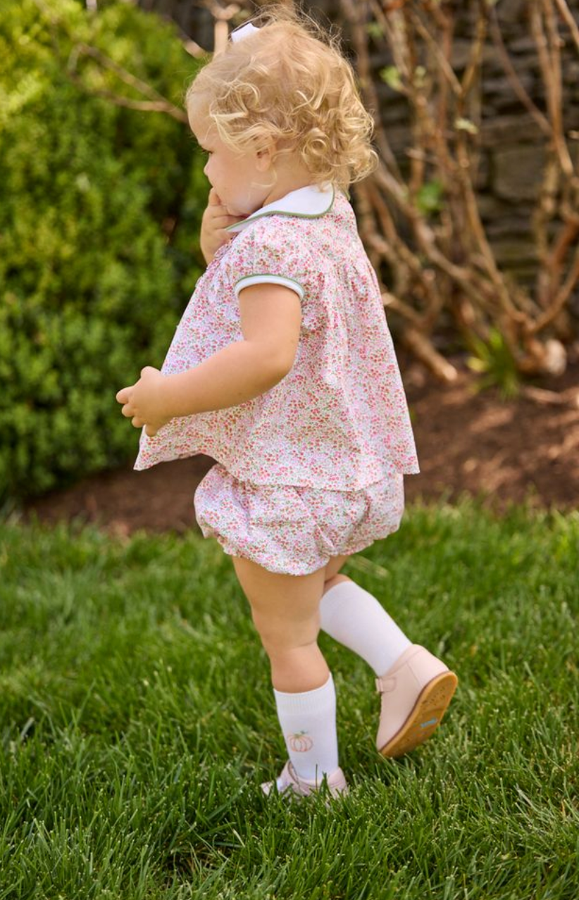 *PRE-ORDER* Ruffled Sally Bloomer Set- Pumpkins