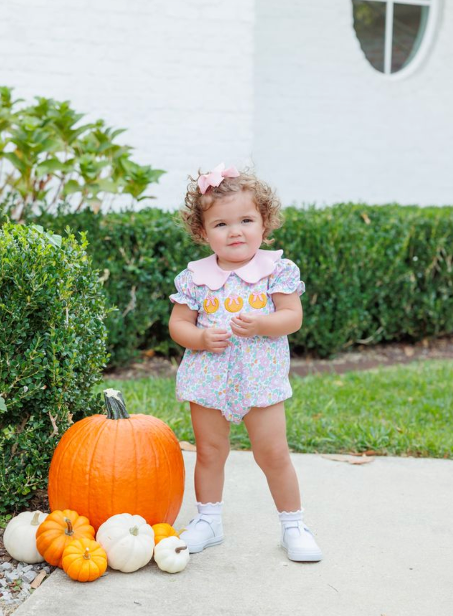 Pumpkin Floral Bubble
