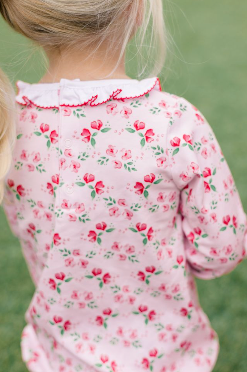 *PRE-ORDER* Zinnia Blooms- LS Girl Bubble