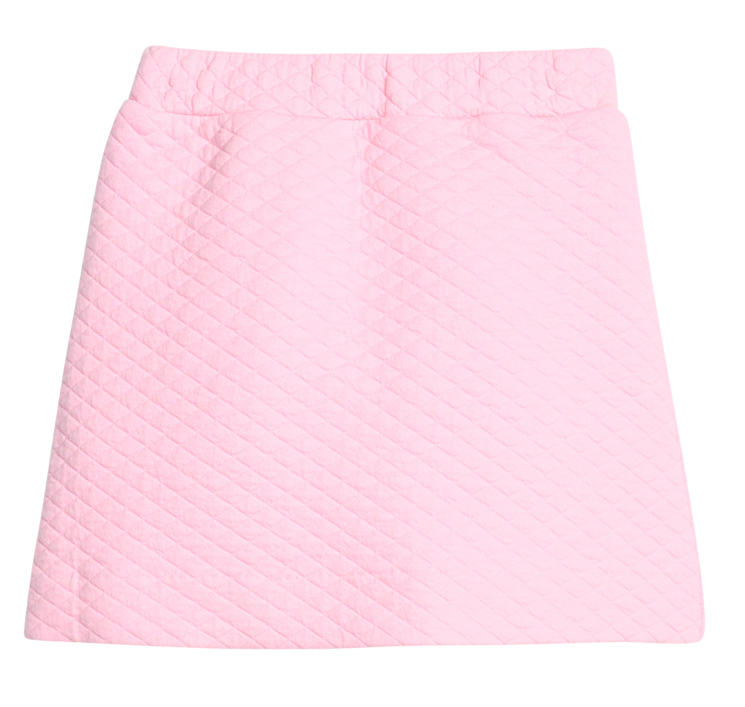 *PRE-ORDER* Quilted Mini Skirt- Bubblegum