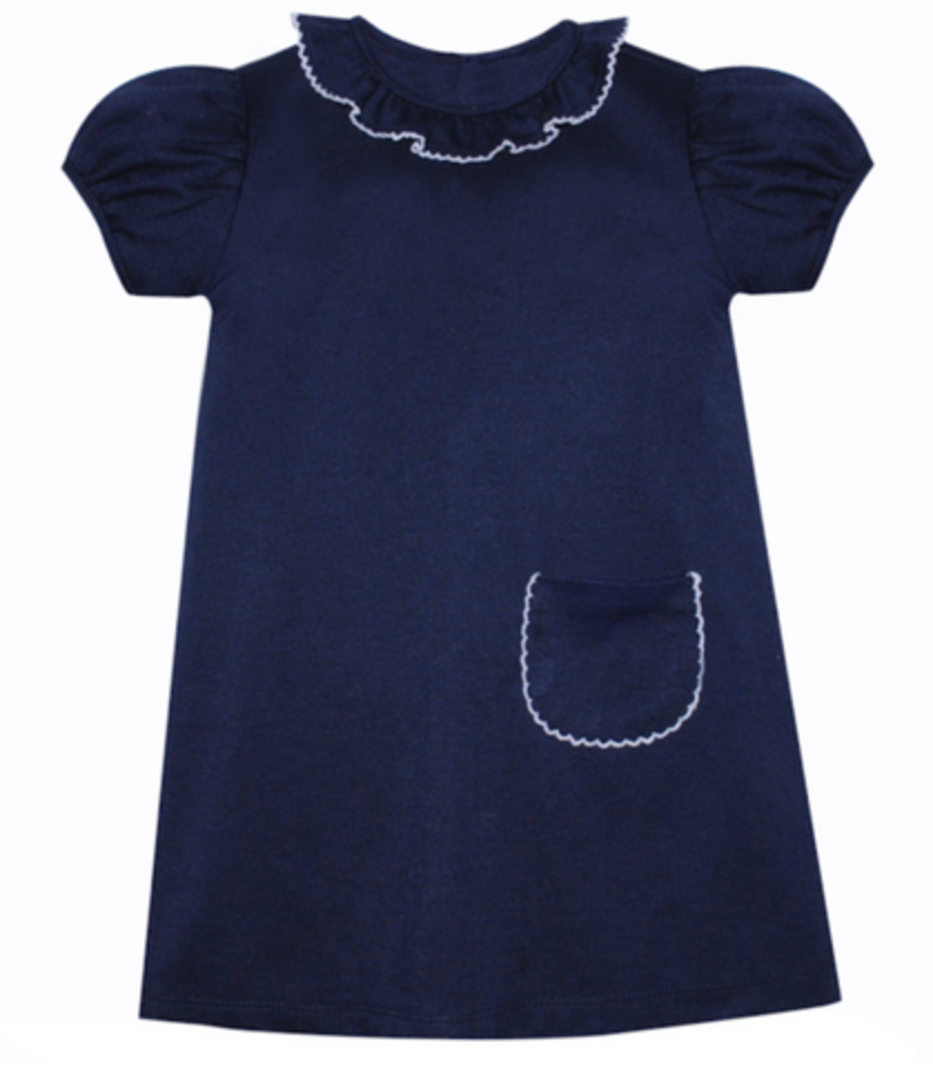 Gemma Knit Dress- Navy