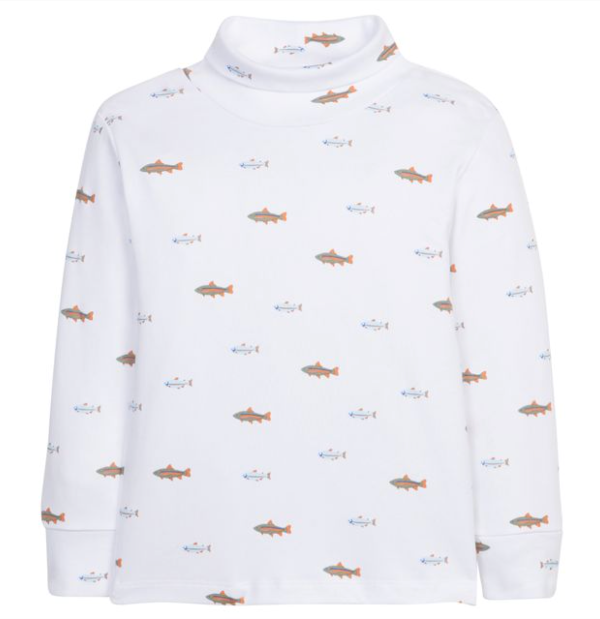 *PRE-ORDER* Printed Turtleneck- Fish