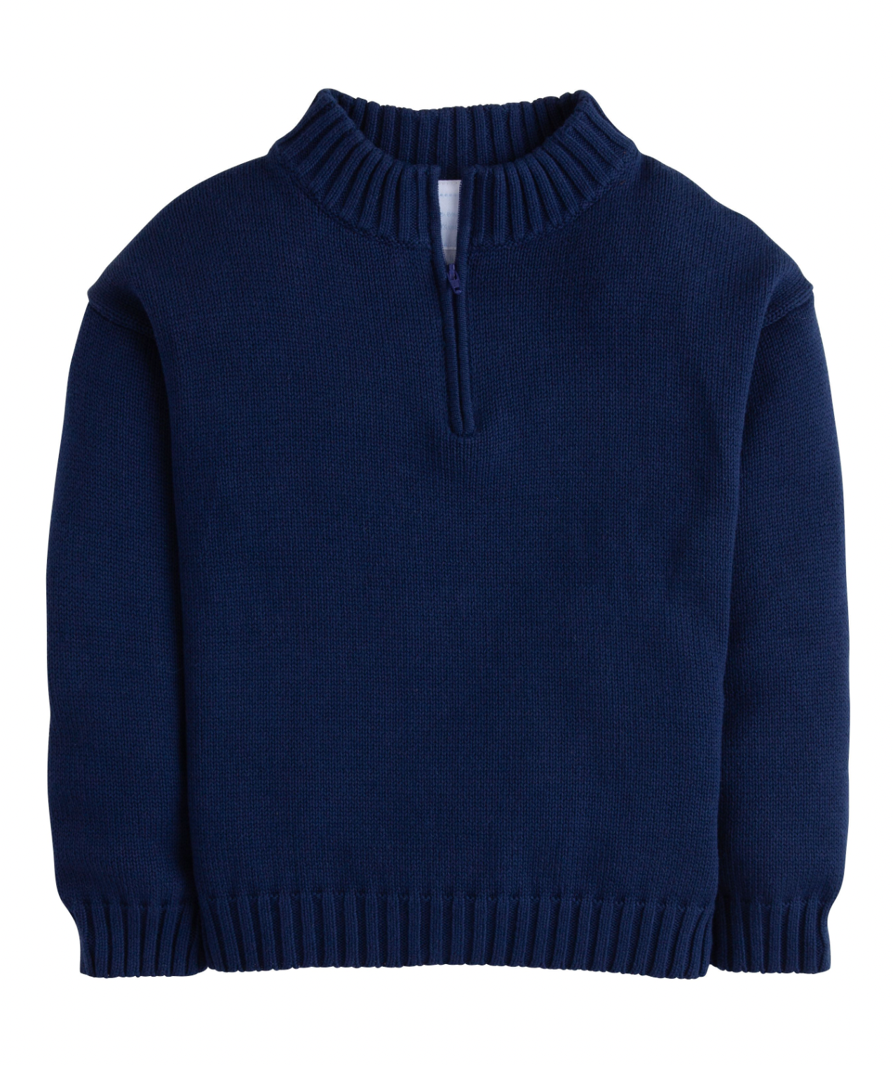 *PRE-ORDER* Quarter Zip Sweater- Navy