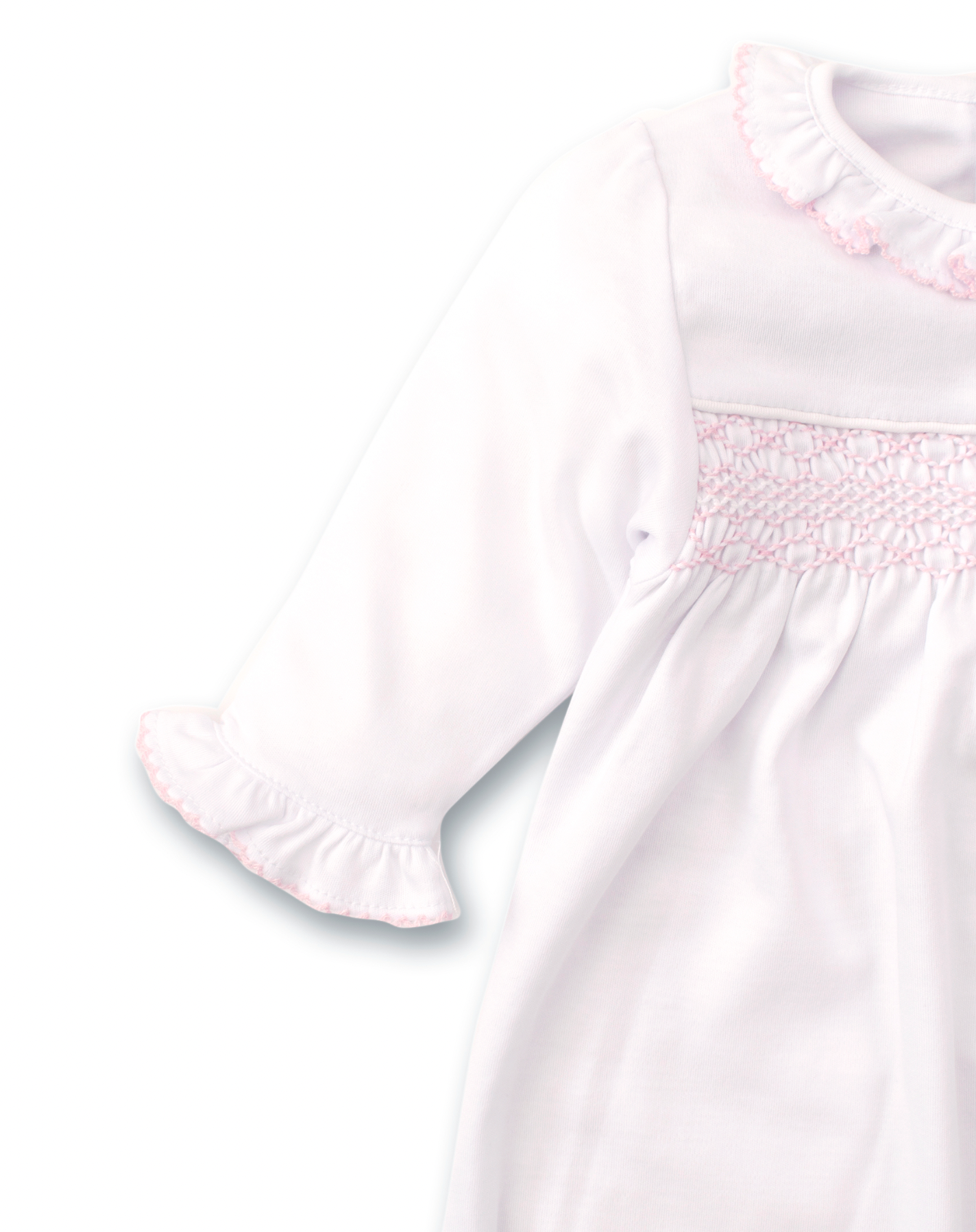 Hand Smocked Sack- Pink