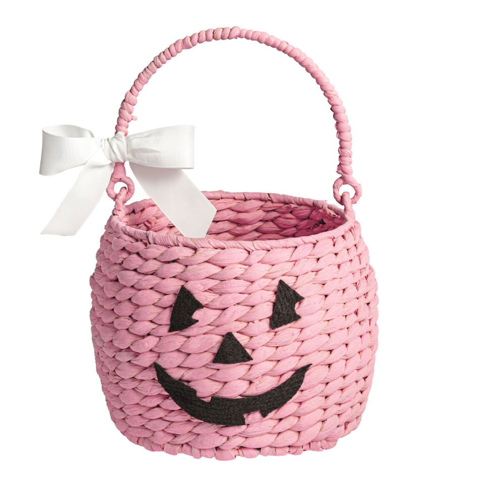 Pumpkin Treat Basket- Pink