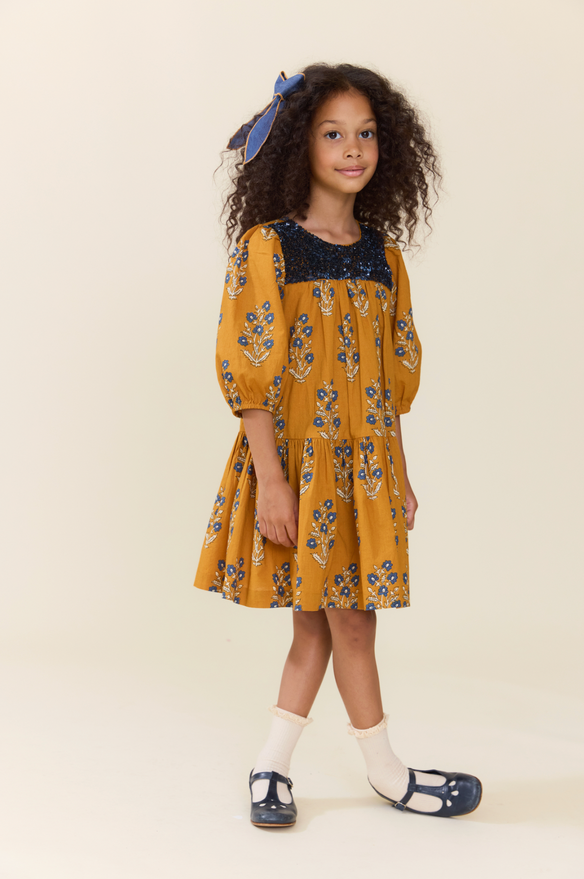 *PRE-ORDER* Girls Fiona Dress- Harvest Dewdrop