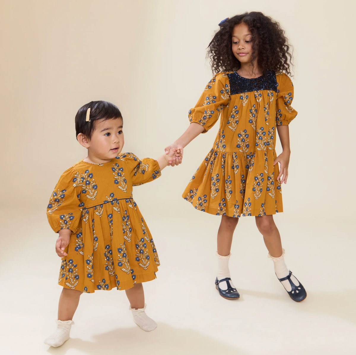 *PRE-ORDER* Baby Girls Brooke Dress Set- Harvest Dewdrop