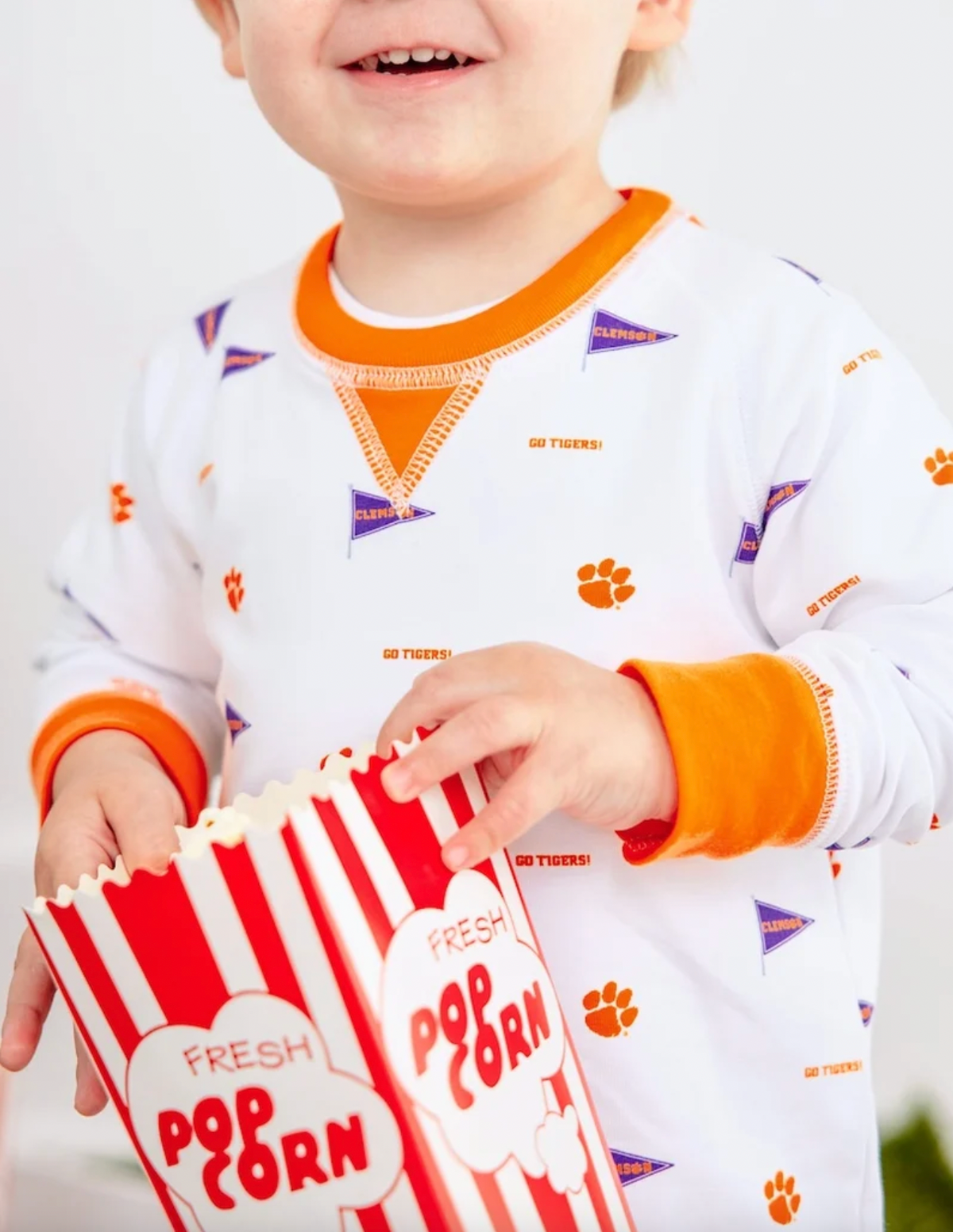 Cassidy Comfy Crewneck (boys) Tiger Triumph