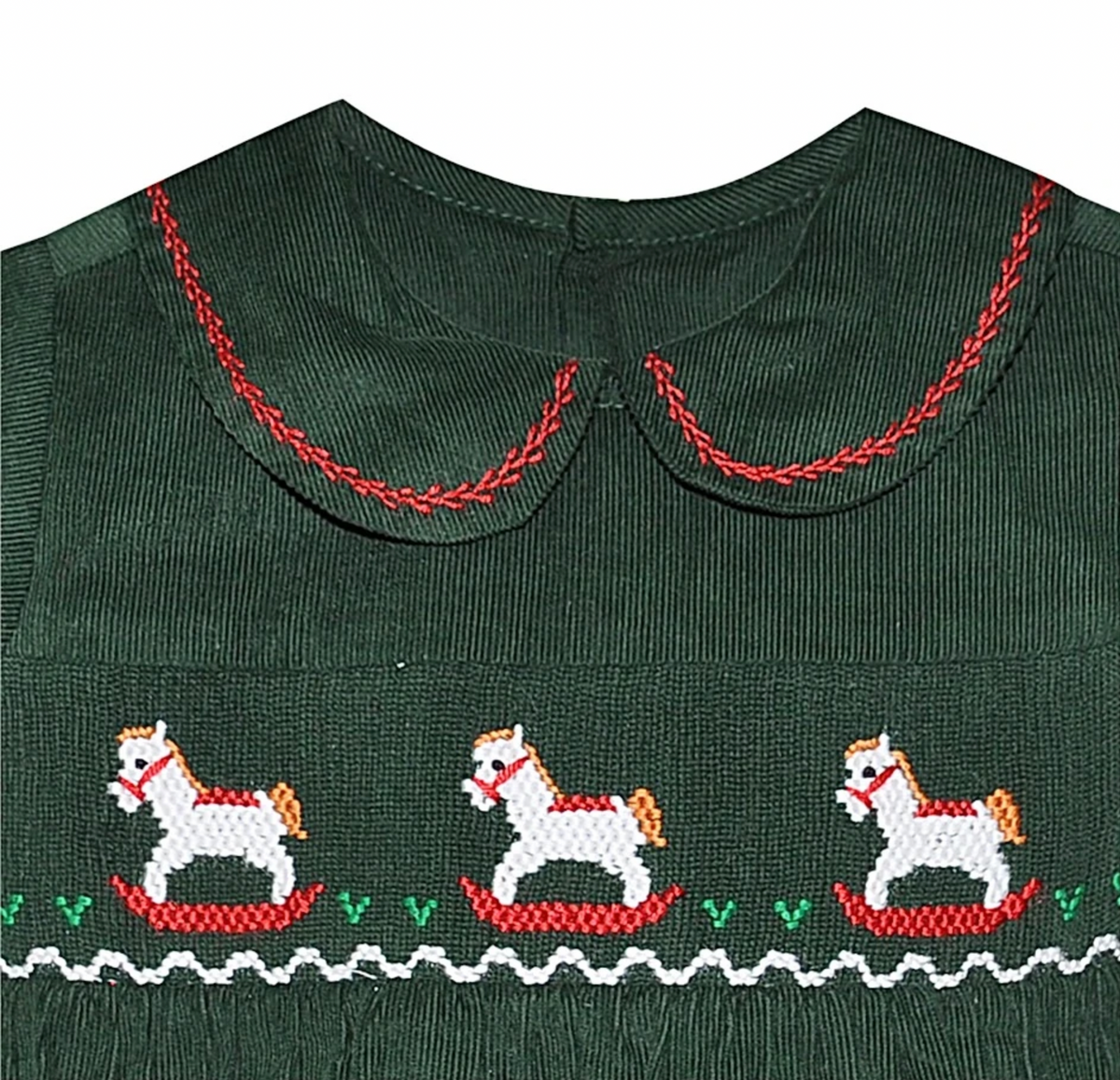 Christmas Green Avery Boy Bubble- Horse
