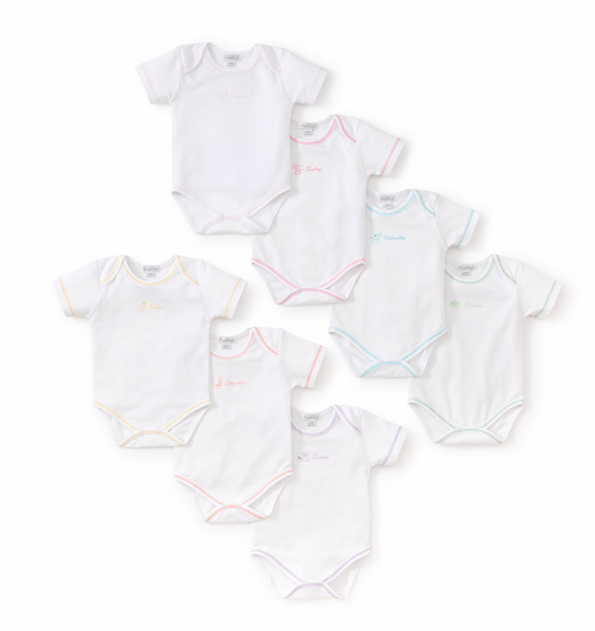 Days of the Week Bodysuit Set- Girls