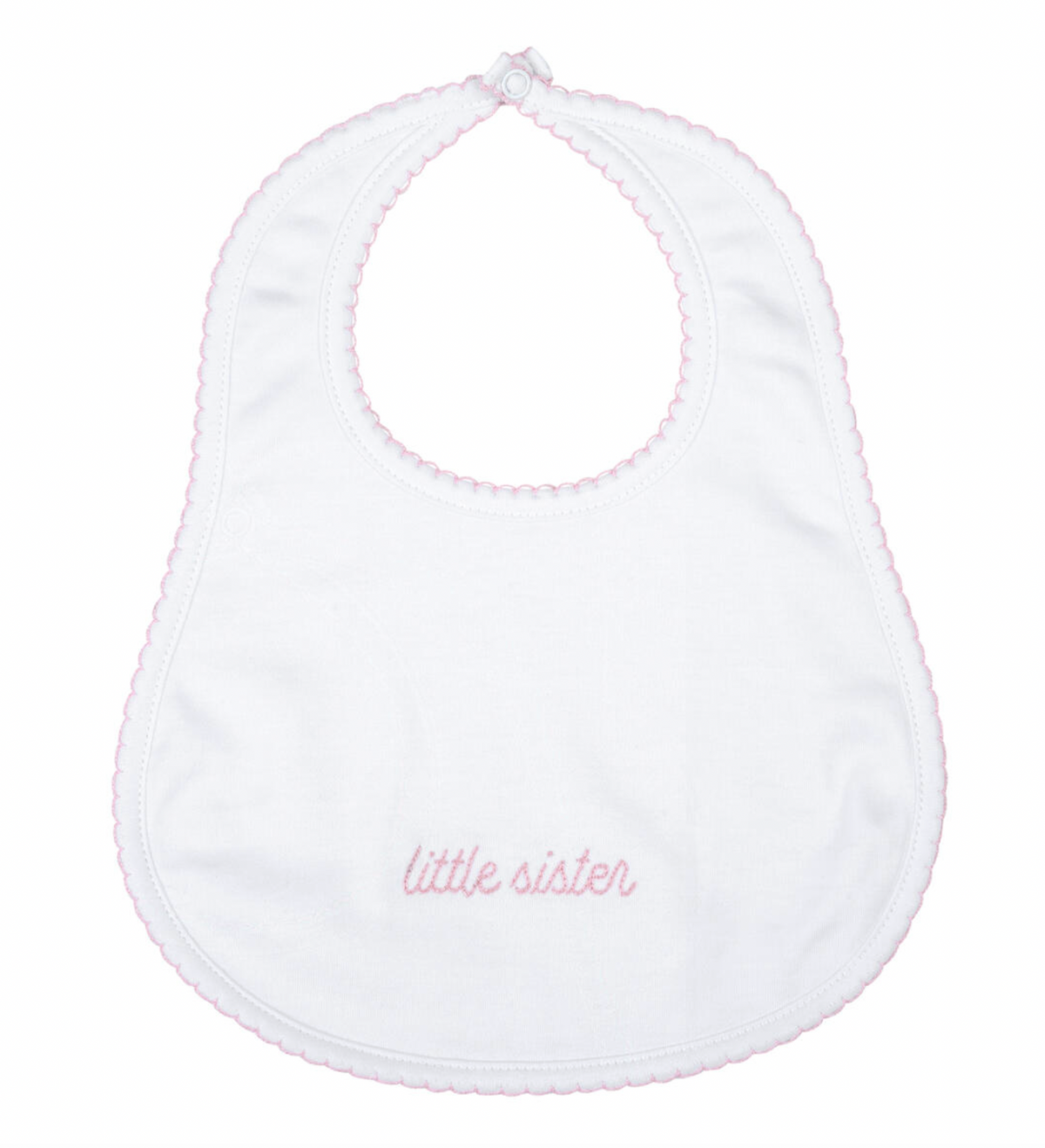 Little Sister Embroidered Bib