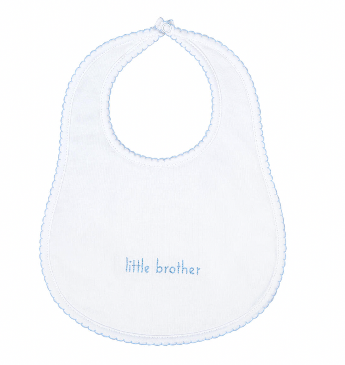 Little Brother Embroidered Bib