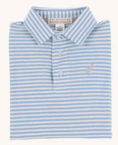 LS Prim and Proper Polo - Barrington Blue Stripe