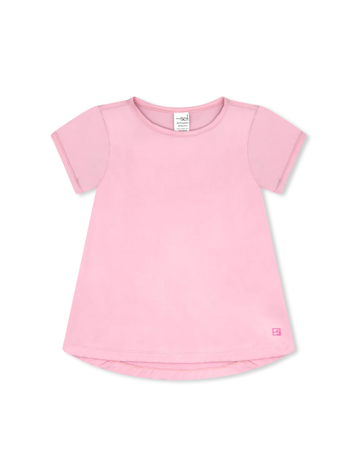 Bridget Basic Tee - Cotton Candy Pink