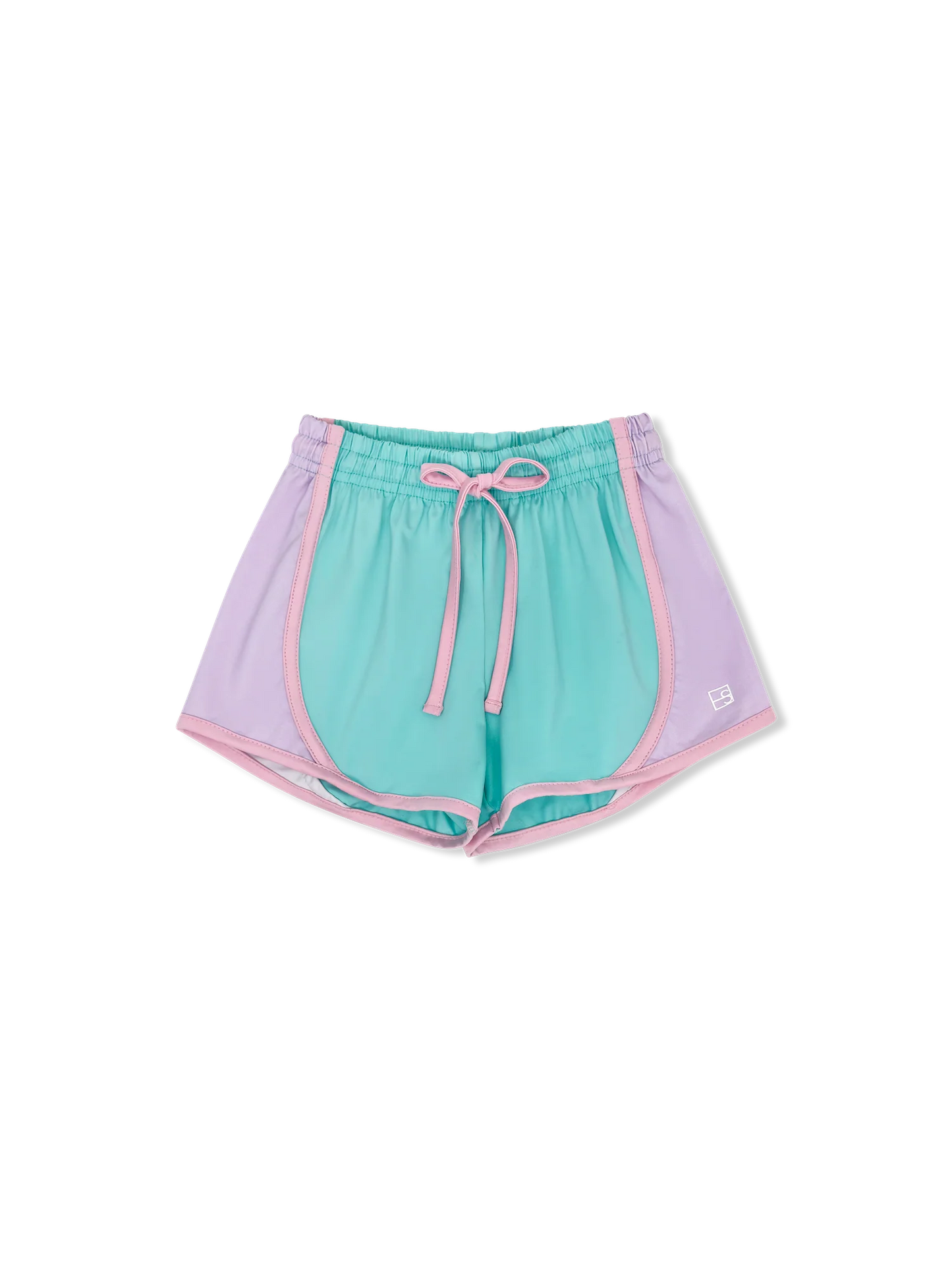 Elisa Short - Cotton Candy Pink/Blue/Pure Coconut
