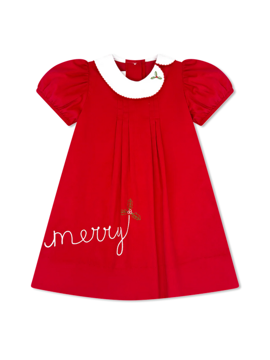 Eloise Dress - High Point Red Corduroy, Merry