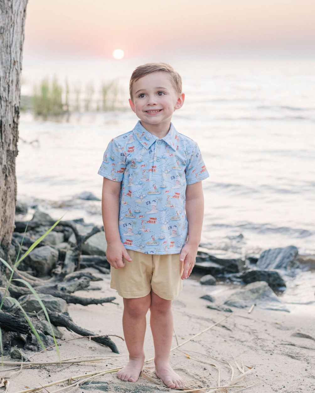 *PRE-ORDER* Shipwrecked Polo Short Set